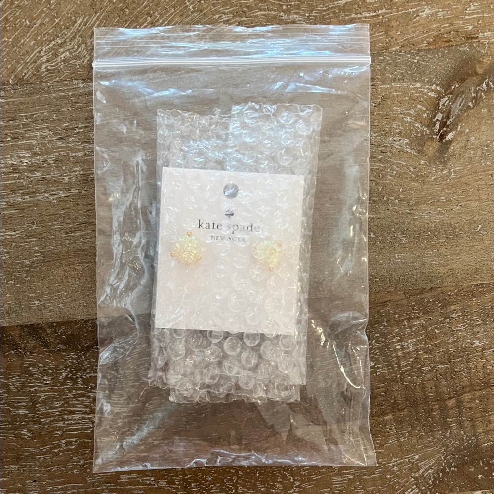 Kate Spade Rise And Shine Opal Glitter Studs - Picture 5 of 7